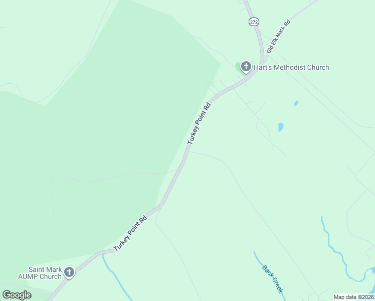 map of restaurants, bars, coffee shops, grocery stores, and more near 3384 Turkey Point Road in North East