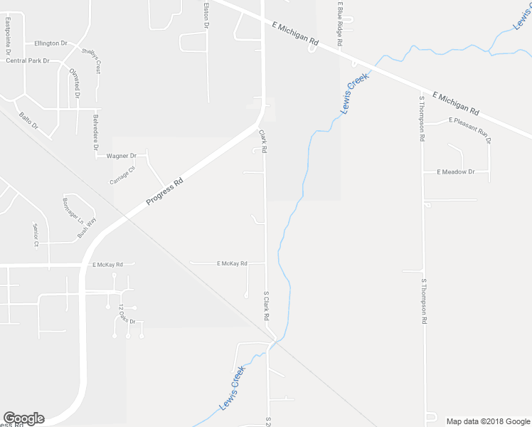 map of restaurants, bars, coffee shops, grocery stores, and more near 1548 South Clark Road in Shelbyville