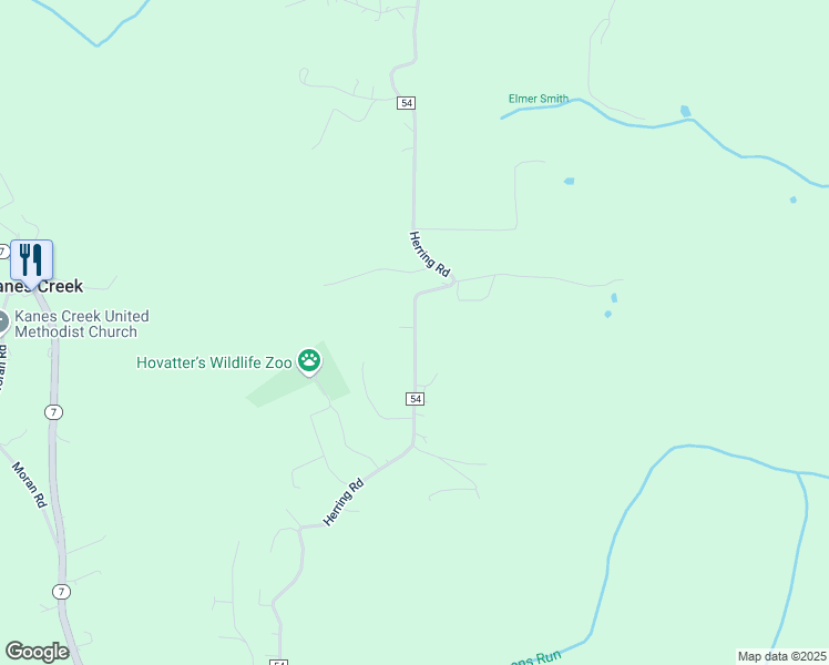 map of restaurants, bars, coffee shops, grocery stores, and more near Manown Herring in Reedsville