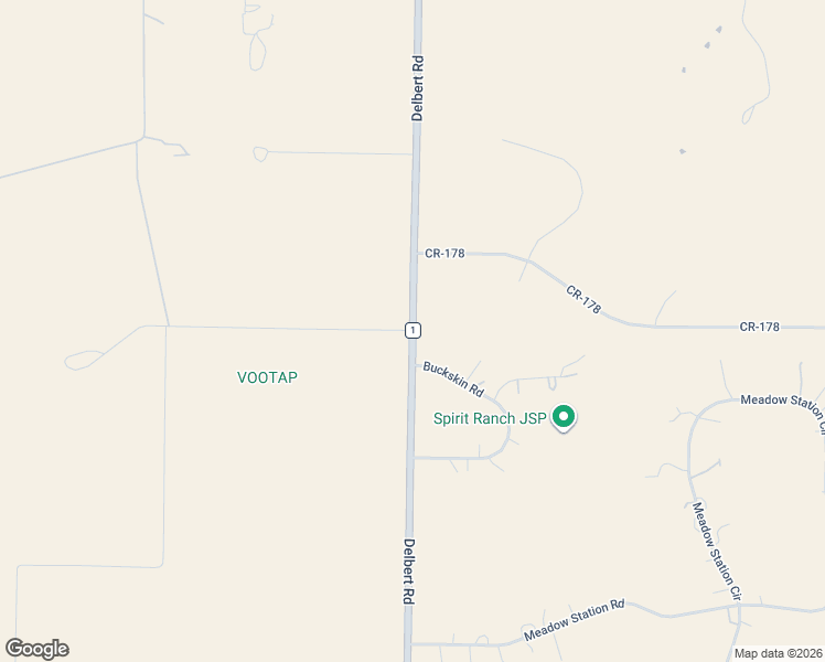 map of restaurants, bars, coffee shops, grocery stores, and more near 10005 North Delbert Road in Parker