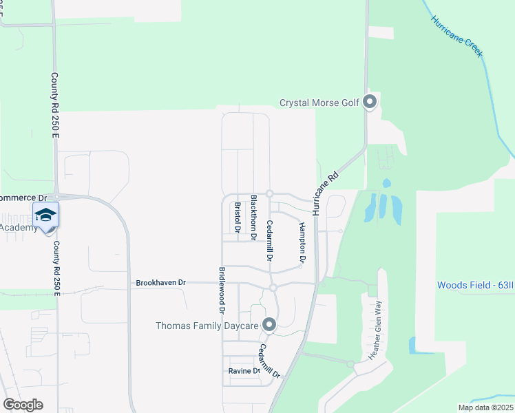map of restaurants, bars, coffee shops, grocery stores, and more near 2355 Blackthorn Drive in Franklin