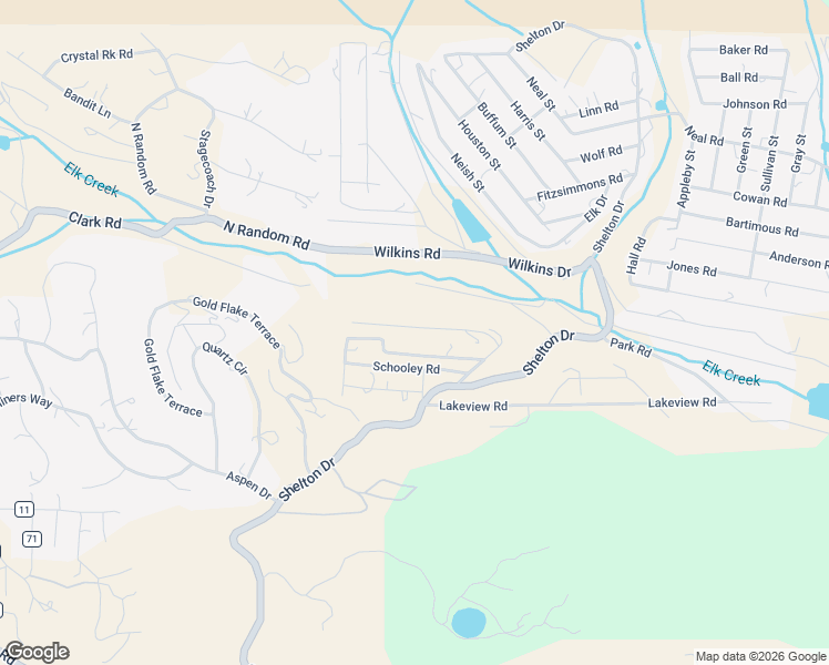 map of restaurants, bars, coffee shops, grocery stores, and more near 155 McDougal Road in Bailey