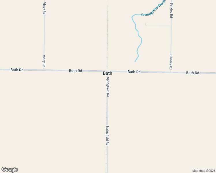 map of restaurants, bars, coffee shops, grocery stores, and more near 3108 Bath Road in Brookville