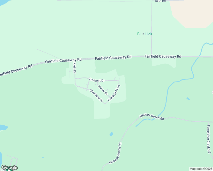 map of restaurants, bars, coffee shops, grocery stores, and more near 9052 Huber Drive in Brookville
