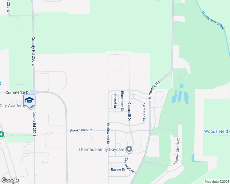 map of restaurants, bars, coffee shops, grocery stores, and more near Bristol Drive in Franklin