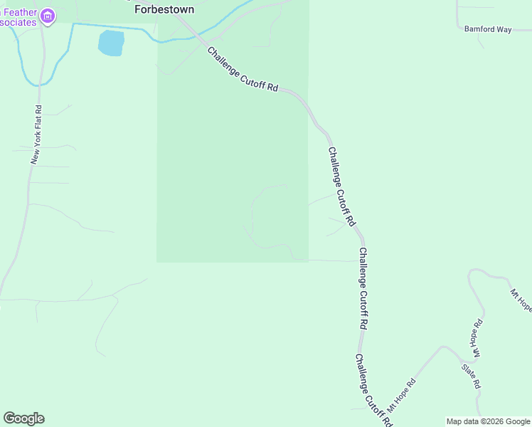map of restaurants, bars, coffee shops, grocery stores, and more near 18774 Challenge Cutoff Road in Forbestown