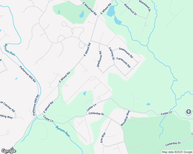 map of restaurants, bars, coffee shops, grocery stores, and more near 2507 Monarch Way in Bel Air