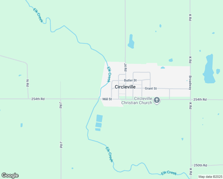 map of restaurants, bars, coffee shops, grocery stores, and more near Shuman Street in Circleville