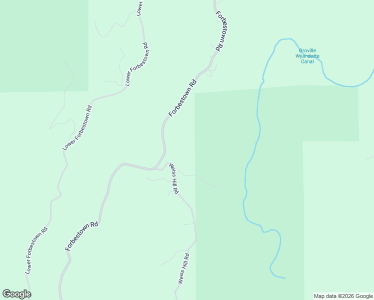 map of restaurants, bars, coffee shops, grocery stores, and more near 17 Weiss Hill Road in Oroville