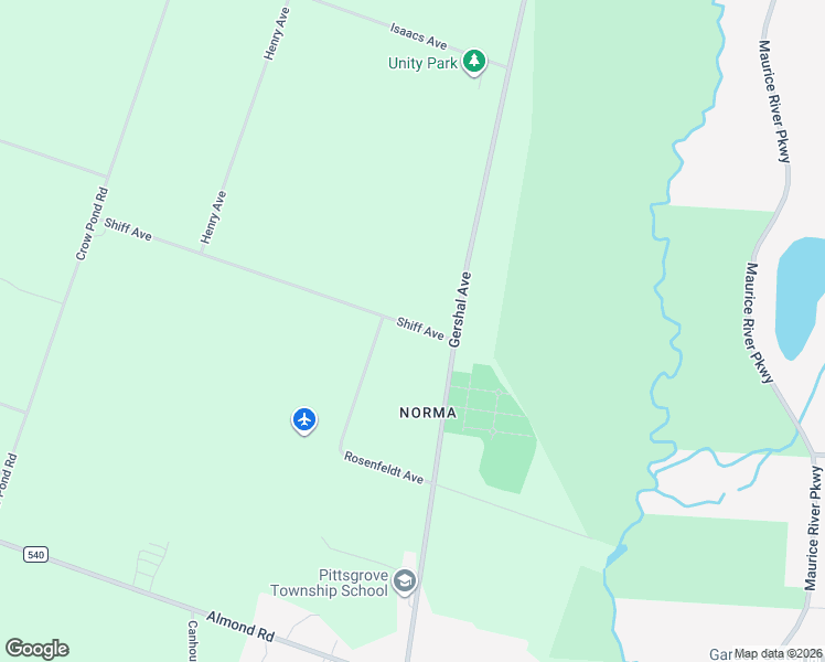 map of restaurants, bars, coffee shops, grocery stores, and more near 9 Shiff Avenue in Elmer