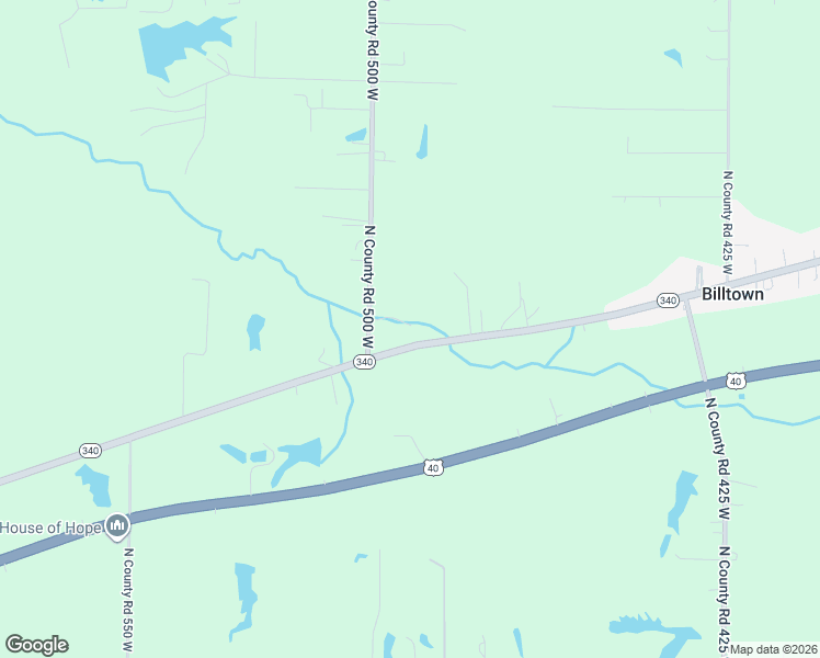 map of restaurants, bars, coffee shops, grocery stores, and more near 4938 Indiana 340 in Brazil