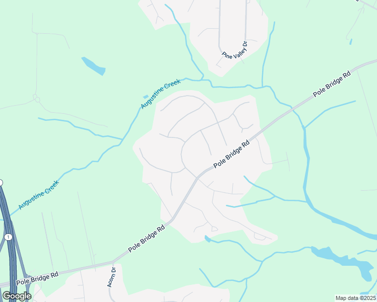 map of restaurants, bars, coffee shops, grocery stores, and more near 1 Canary Court in Middletown