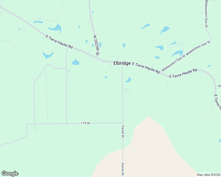 map of restaurants, bars, coffee shops, grocery stores, and more near 19750 East Terre Haute Road in Paris