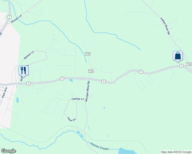 map of restaurants, bars, coffee shops, grocery stores, and more near 166 Pleasant Valley Drive in Reedsville