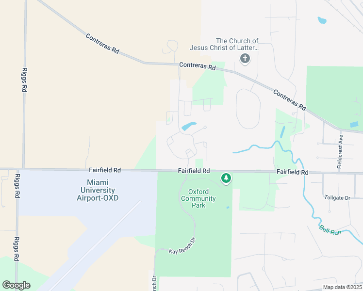 map of restaurants, bars, coffee shops, grocery stores, and more near 6727 Contreras Rd in Oxford