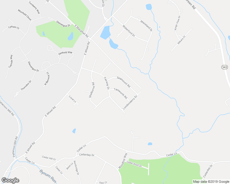 map of restaurants, bars, coffee shops, grocery stores, and more near 1003 Tamworth Road in Bel Air