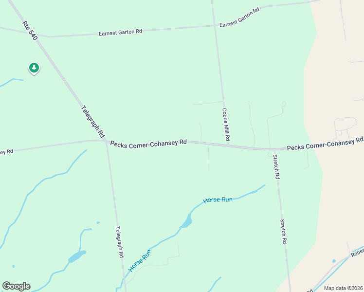 map of restaurants, bars, coffee shops, grocery stores, and more near 121 Pecks Corner-Cohansey Road in Bridgeton