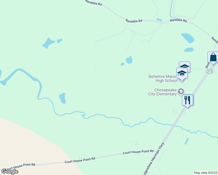 map of restaurants, bars, coffee shops, grocery stores, and more near in Chesapeake City