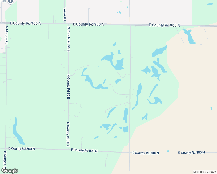 map of restaurants, bars, coffee shops, grocery stores, and more near 8445 North County Road 100 East in Brazil