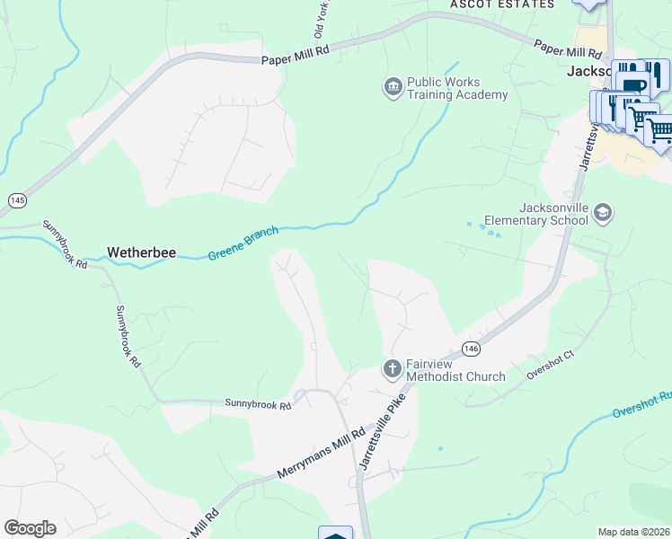 map of restaurants, bars, coffee shops, grocery stores, and more near 38 Constantine Drive in Phoenix