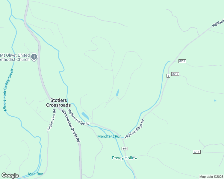 map of restaurants, bars, coffee shops, grocery stores, and more near 116 Hickory Hollow Road in Berkeley Springs