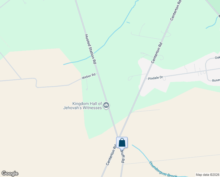 map of restaurants, bars, coffee shops, grocery stores, and more near 39 Husted Station Road in Bridgeton