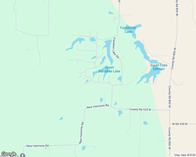map of restaurants, bars, coffee shops, grocery stores, and more near 5570 Paradise Court in Martinsville
