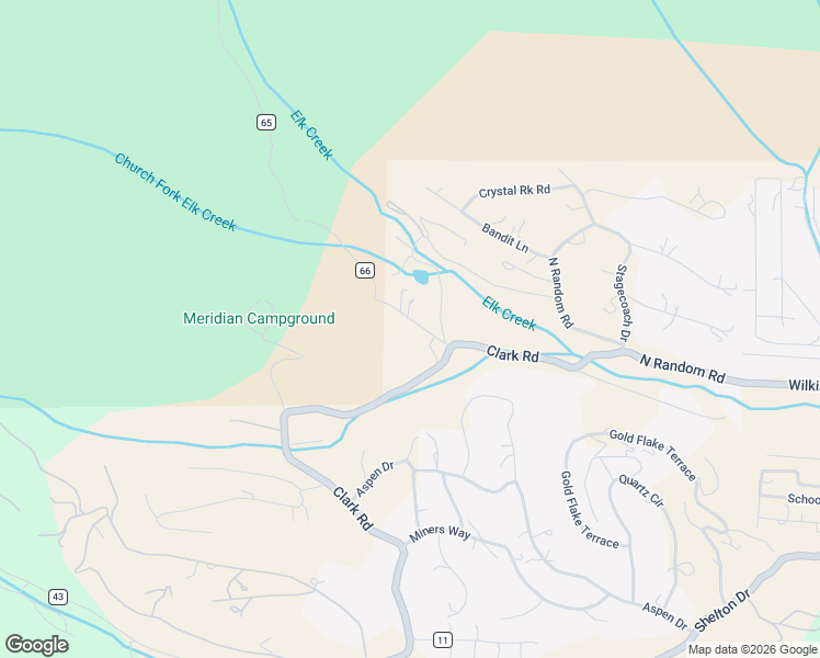 map of restaurants, bars, coffee shops, grocery stores, and more near 137 Prospectors Way in Bailey