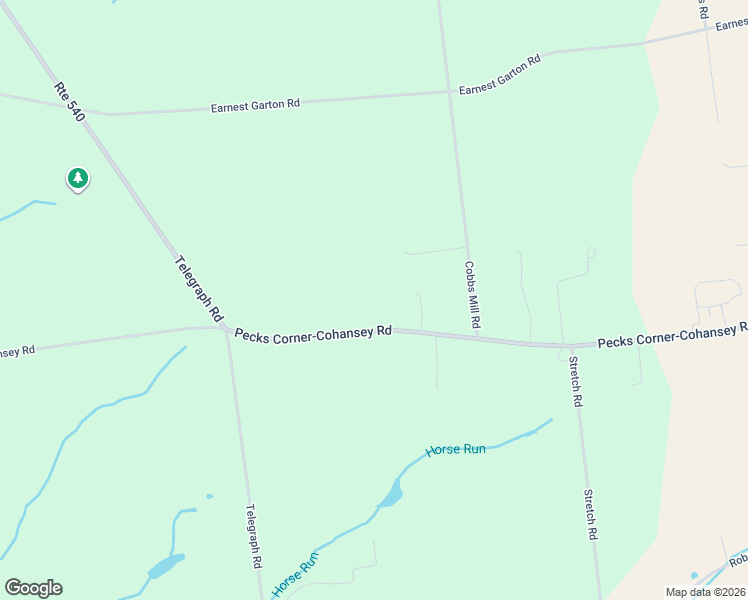 map of restaurants, bars, coffee shops, grocery stores, and more near 121 Pecks Corner-Cohansey Road in Bridgeton