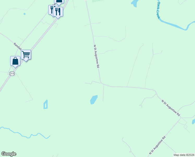 map of restaurants, bars, coffee shops, grocery stores, and more near 391 North Saint Augustine Road in Chesapeake City