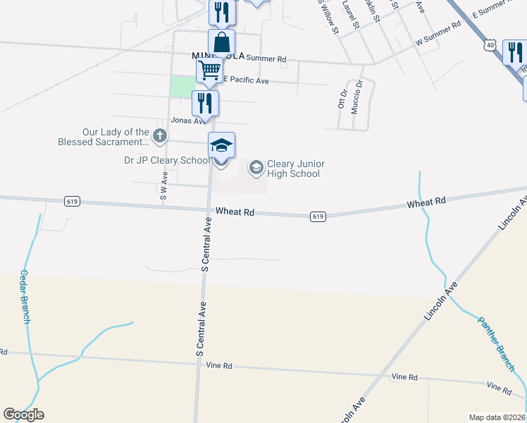 map of restaurants, bars, coffee shops, grocery stores, and more near 234 Wheat Road in Buena