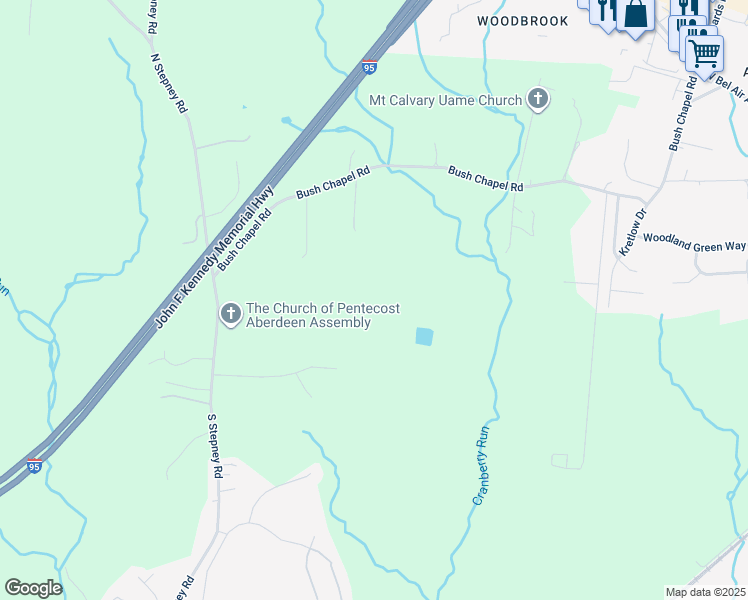 map of restaurants, bars, coffee shops, grocery stores, and more near in Aberdeen