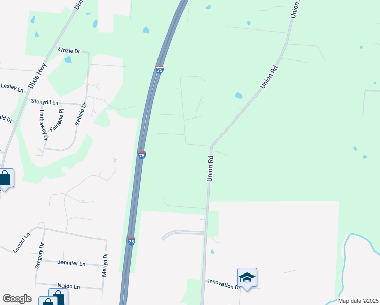 map of restaurants, bars, coffee shops, grocery stores, and more near 4727 Moreland Drive in Franklin
