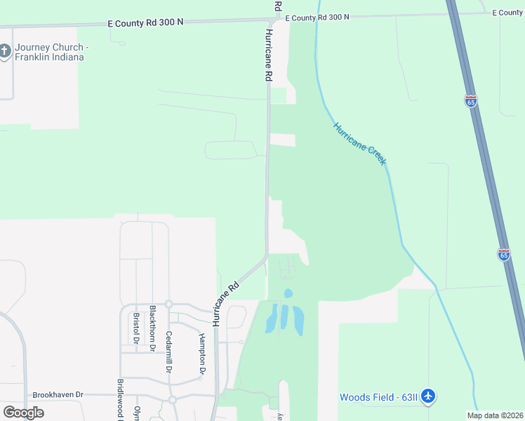 map of restaurants, bars, coffee shops, grocery stores, and more near 2625 County Road 350 East in Franklin