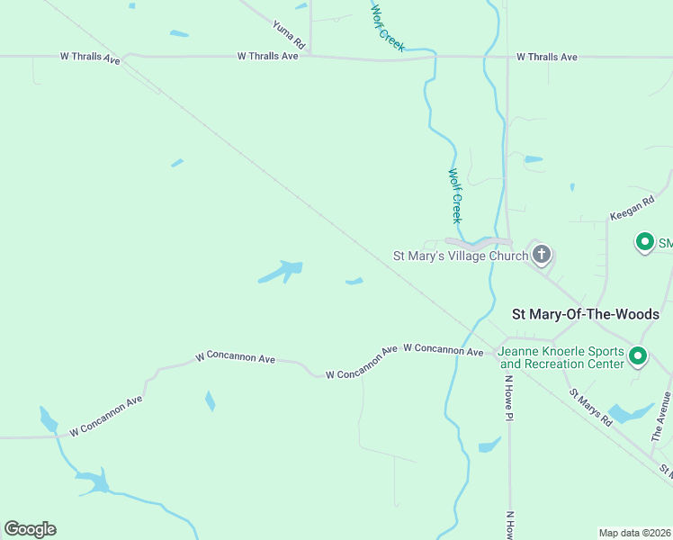 map of restaurants, bars, coffee shops, grocery stores, and more near in Saint Mary-of-the-Woods