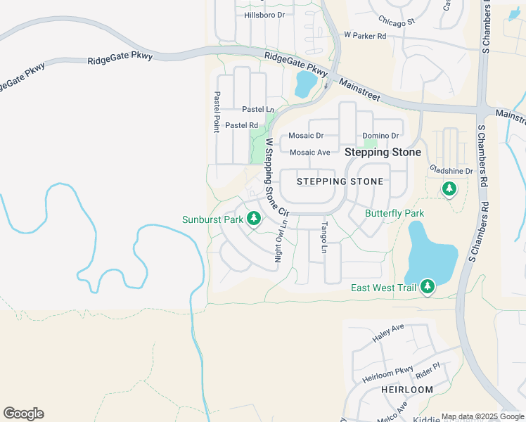map of restaurants, bars, coffee shops, grocery stores, and more near 14030 Yellow Tip Drive in Parker