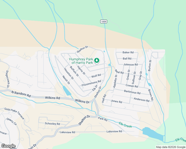 map of restaurants, bars, coffee shops, grocery stores, and more near 80 Harris Street in Bailey