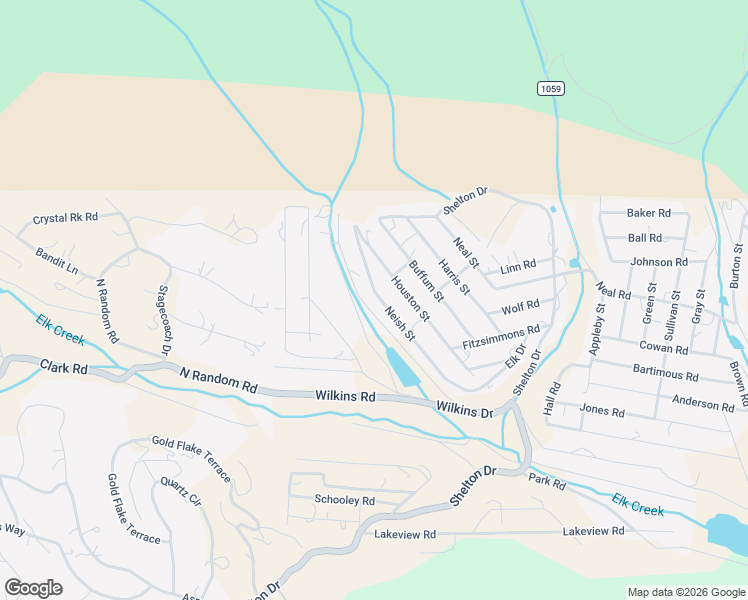 map of restaurants, bars, coffee shops, grocery stores, and more near 368 Neish Street in Bailey