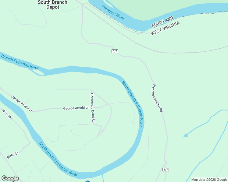 map of restaurants, bars, coffee shops, grocery stores, and more near Horseshoe Bend Road in Springfield
