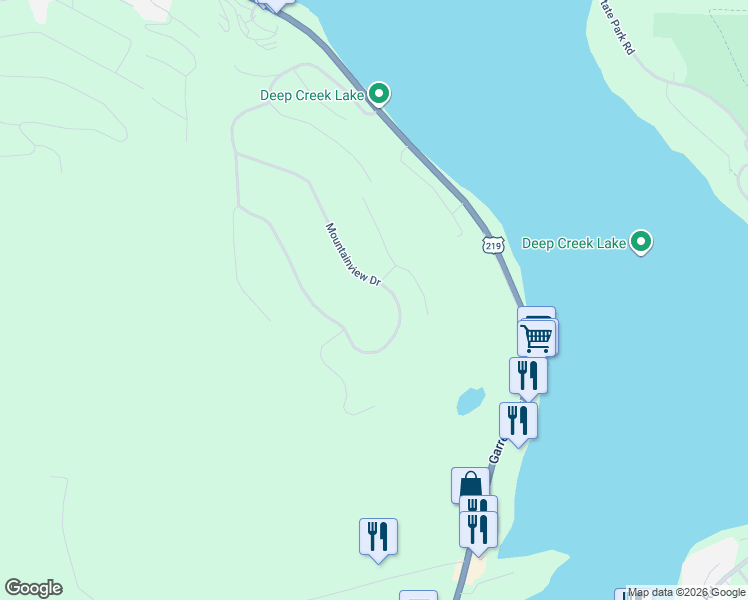 map of restaurants, bars, coffee shops, grocery stores, and more near 1243 Mountainview Drive in Oakland