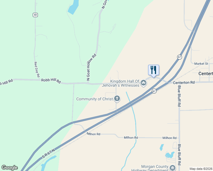 map of restaurants, bars, coffee shops, grocery stores, and more near 5887 Mason Court in Martinsville