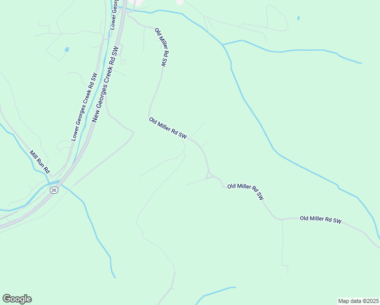 map of restaurants, bars, coffee shops, grocery stores, and more near 20222 Old Miller Road Southwest in Barton