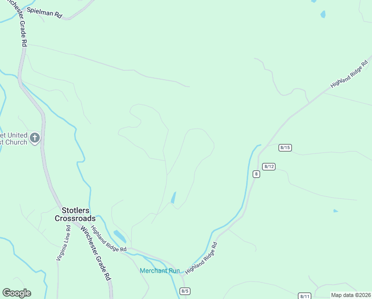map of restaurants, bars, coffee shops, grocery stores, and more near 567 Oak Hill Road in Berkeley Springs