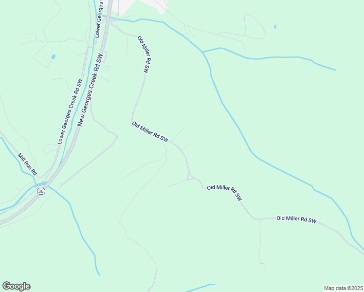 map of restaurants, bars, coffee shops, grocery stores, and more near 20222 Old Miller Road Southwest in Barton