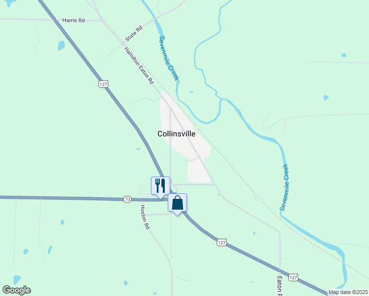 map of restaurants, bars, coffee shops, grocery stores, and more near in Collinsville