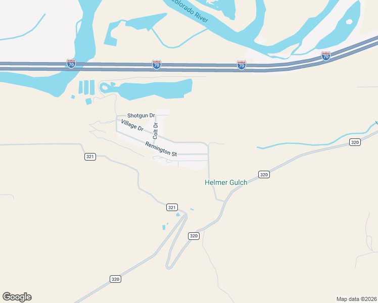 map of restaurants, bars, coffee shops, grocery stores, and more near 37-121 Remington Street in Rifle