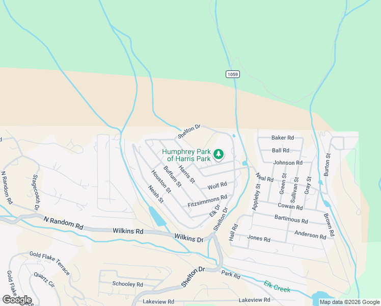 map of restaurants, bars, coffee shops, grocery stores, and more near 129 Neal Street in Bailey