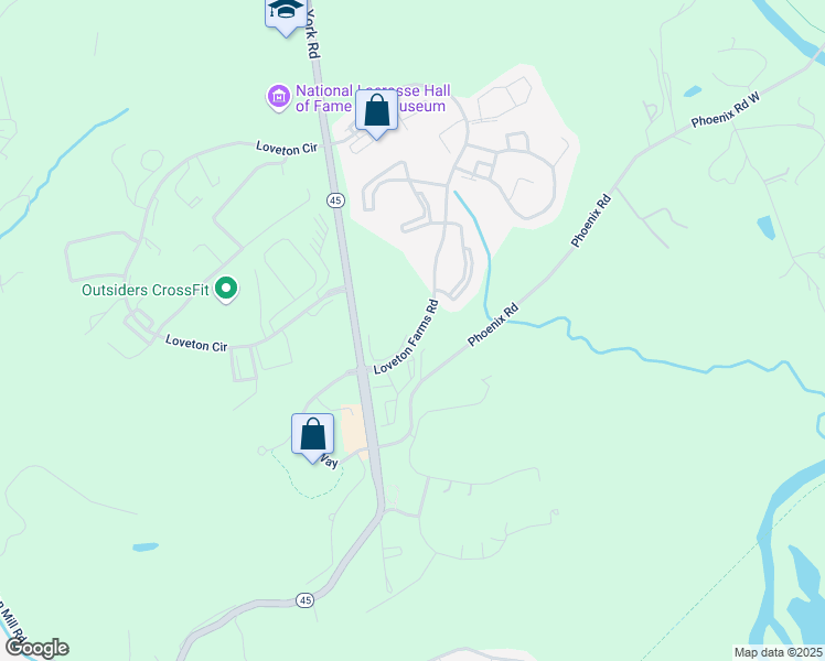 map of restaurants, bars, coffee shops, grocery stores, and more near 2 Loveton Farms Court in Sparks Glencoe