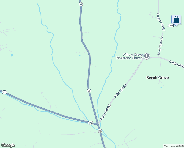 map of restaurants, bars, coffee shops, grocery stores, and more near 5930 South R 39 in Martinsville