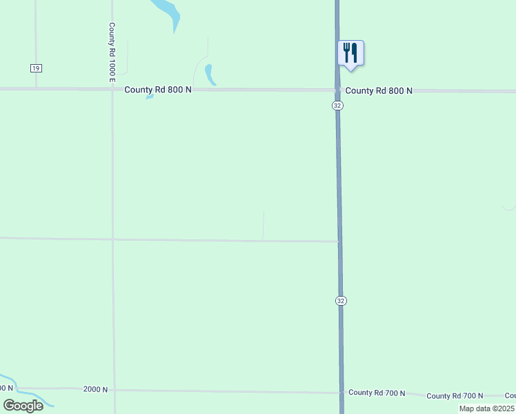 map of restaurants, bars, coffee shops, grocery stores, and more near 1048 Cr 750n in Sullivan